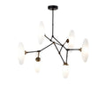 **Lampa wisząca w stylu nowoczesnym z sześcioma kloszami**