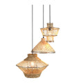 **Nowoczesne lampy wiszące z naturalnych materiałów**