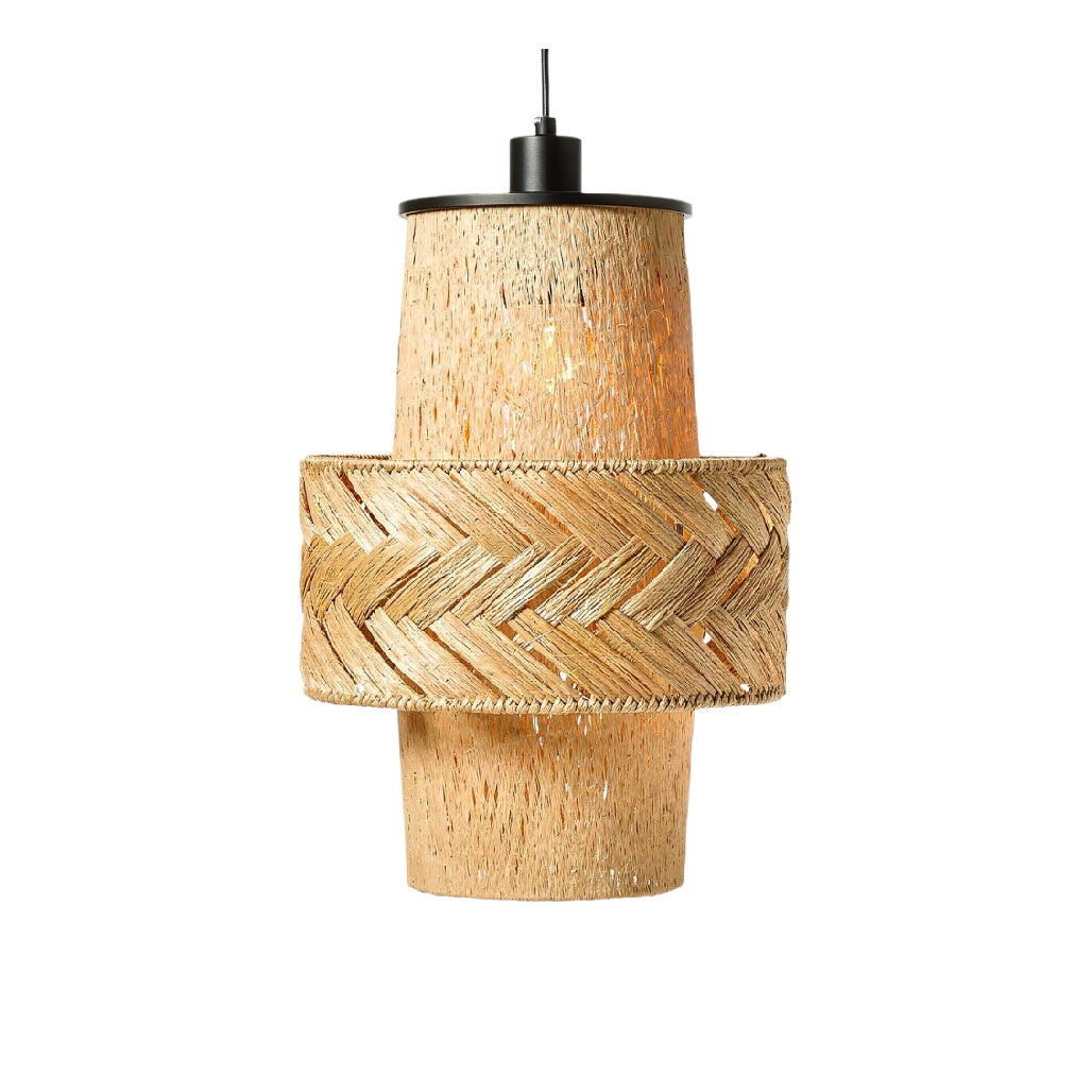 **Lampa wisząca z naturalnych materiałów**